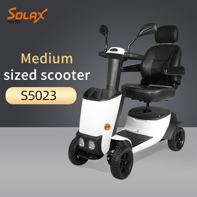 Scooter per disabili a 4 ruote con sedile girevole