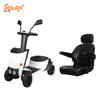 Scooter per disabili a 4 ruote con sedile girevole